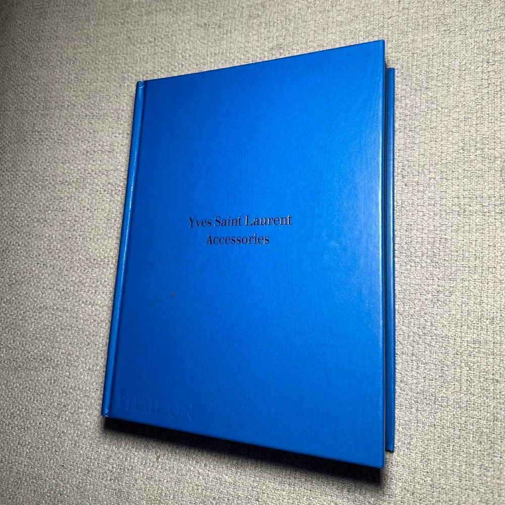 saint laurent accessories coffee table book